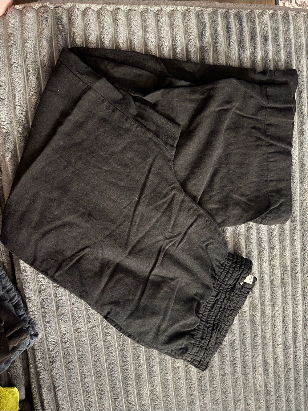 a new day Black Elastic-Waist Lounge Trousers